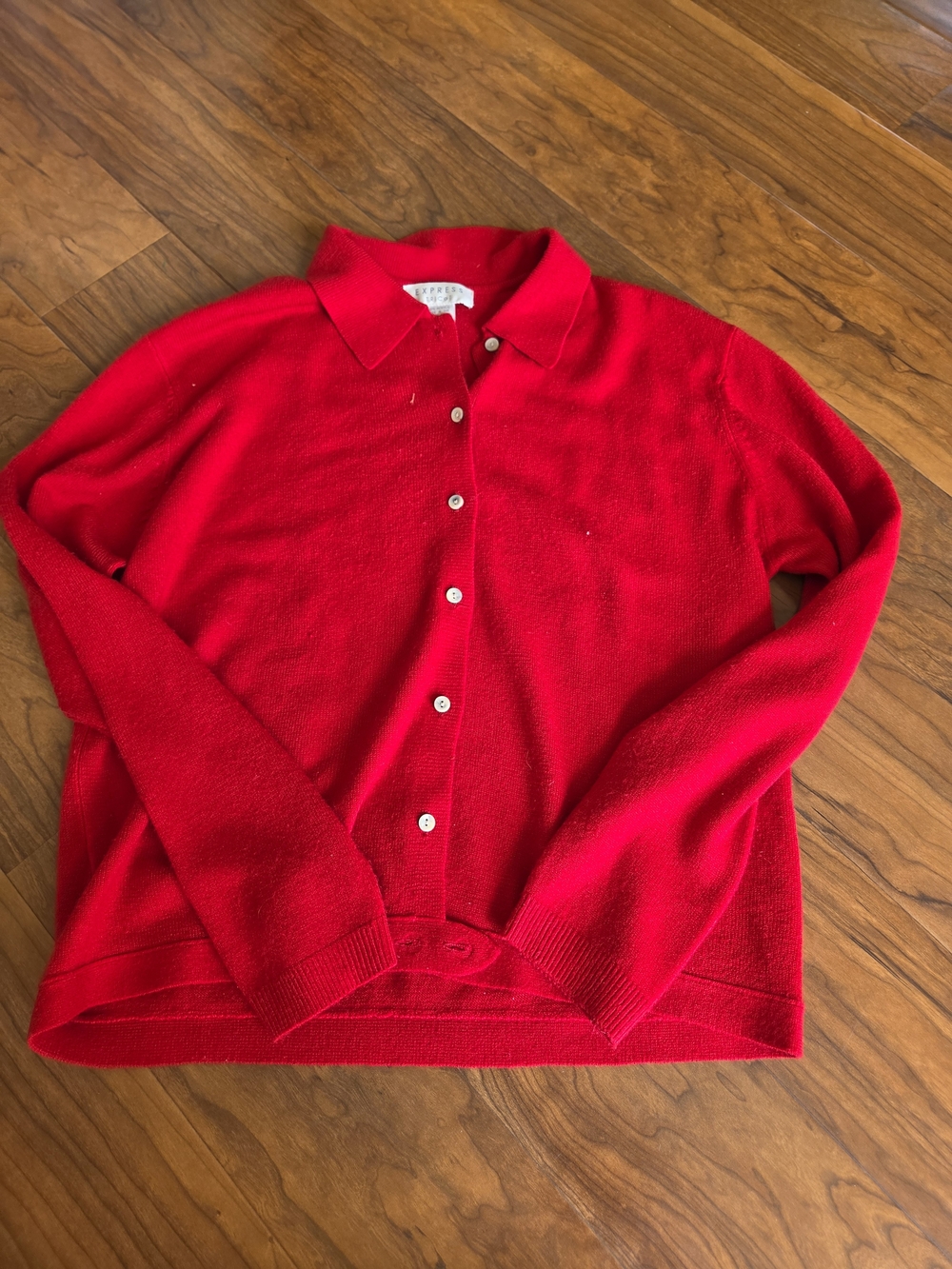 Express Women's Collared Cardigan Sweater